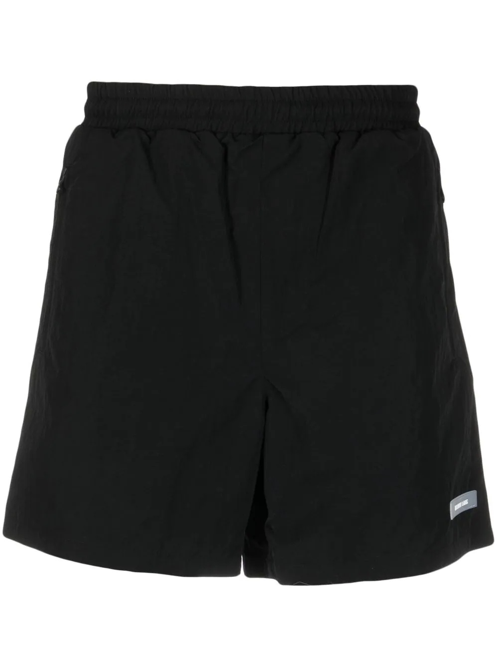 logo-patch slip-on swim shorts - 1