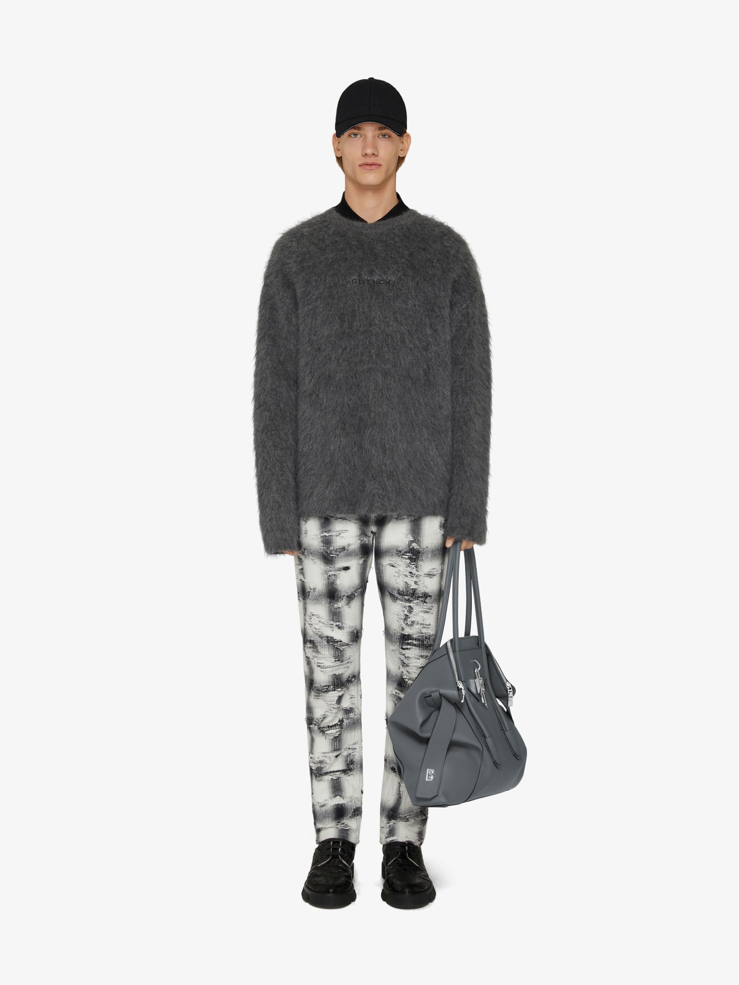 PANTS IN DESTROYED FLANNEL - 2
