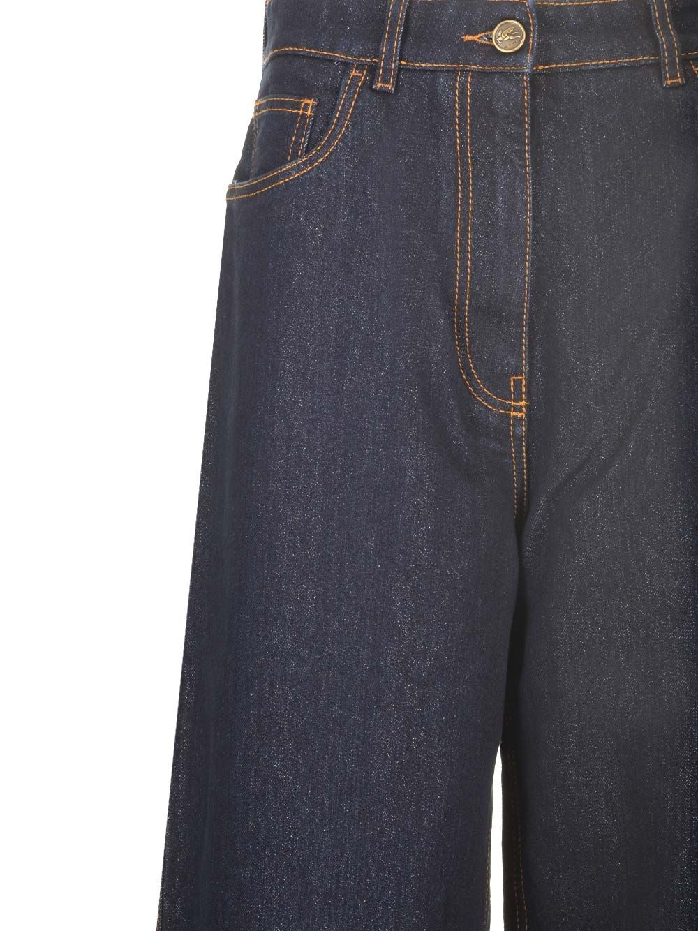 Workwear-Style Jeans Blue - 5