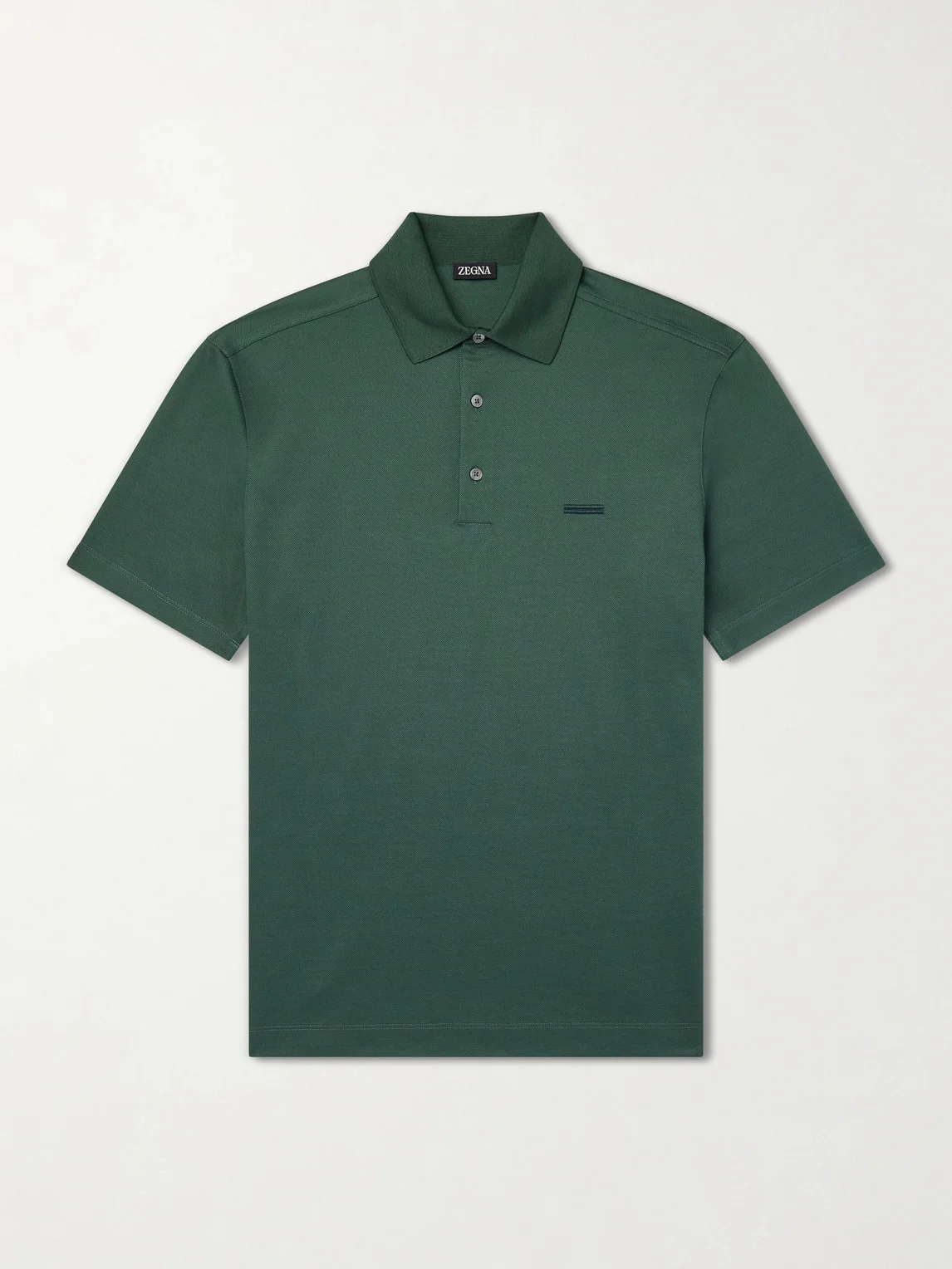 Cotton-Piqué Polo Shirt - 1