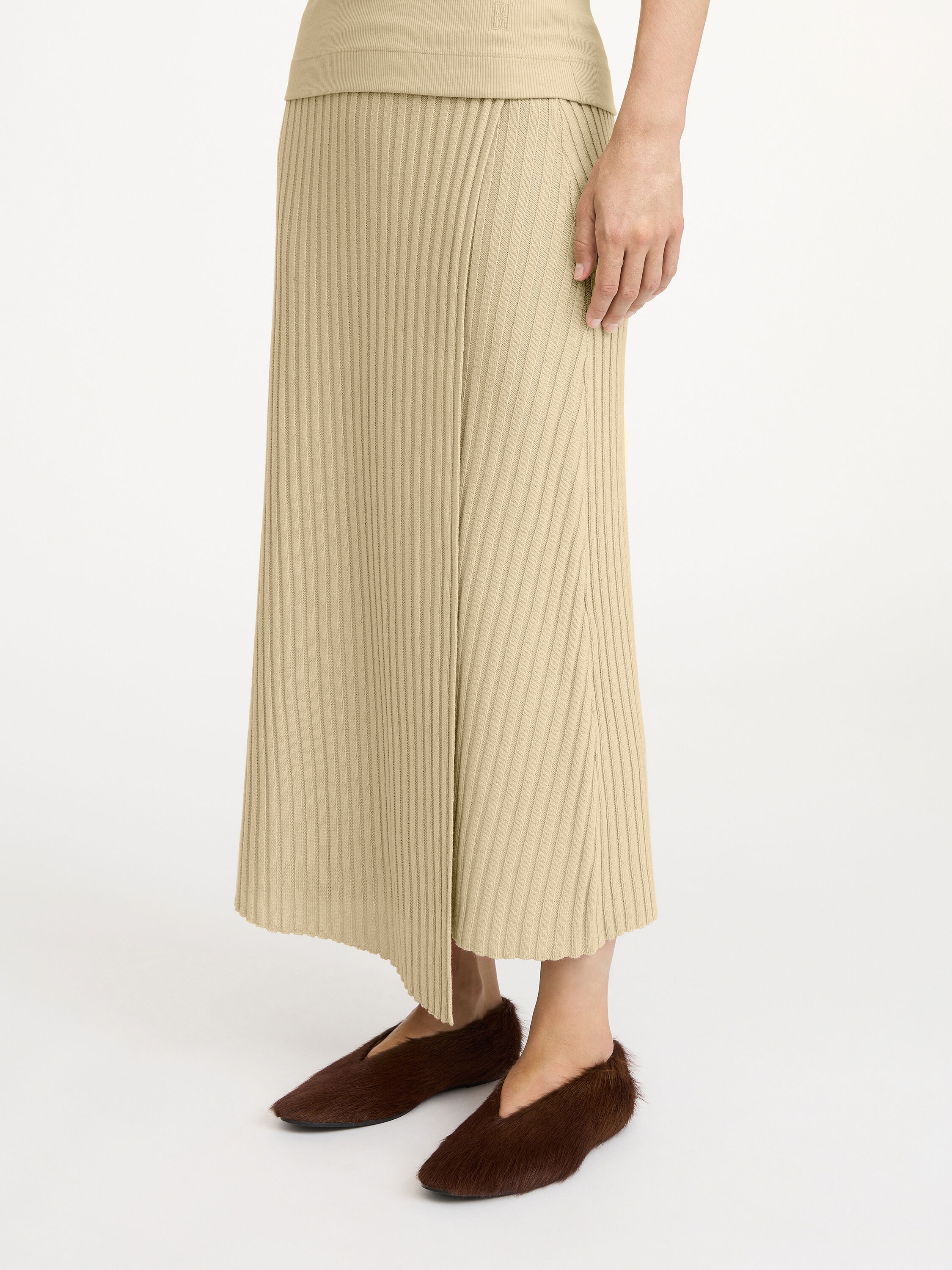 Cassila wool midi skirt - 4