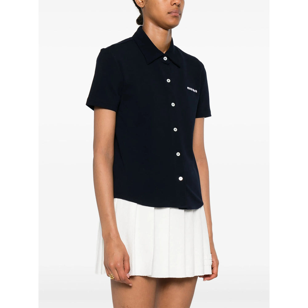 Miu Miu Blue Tops - Shirts Women - 5