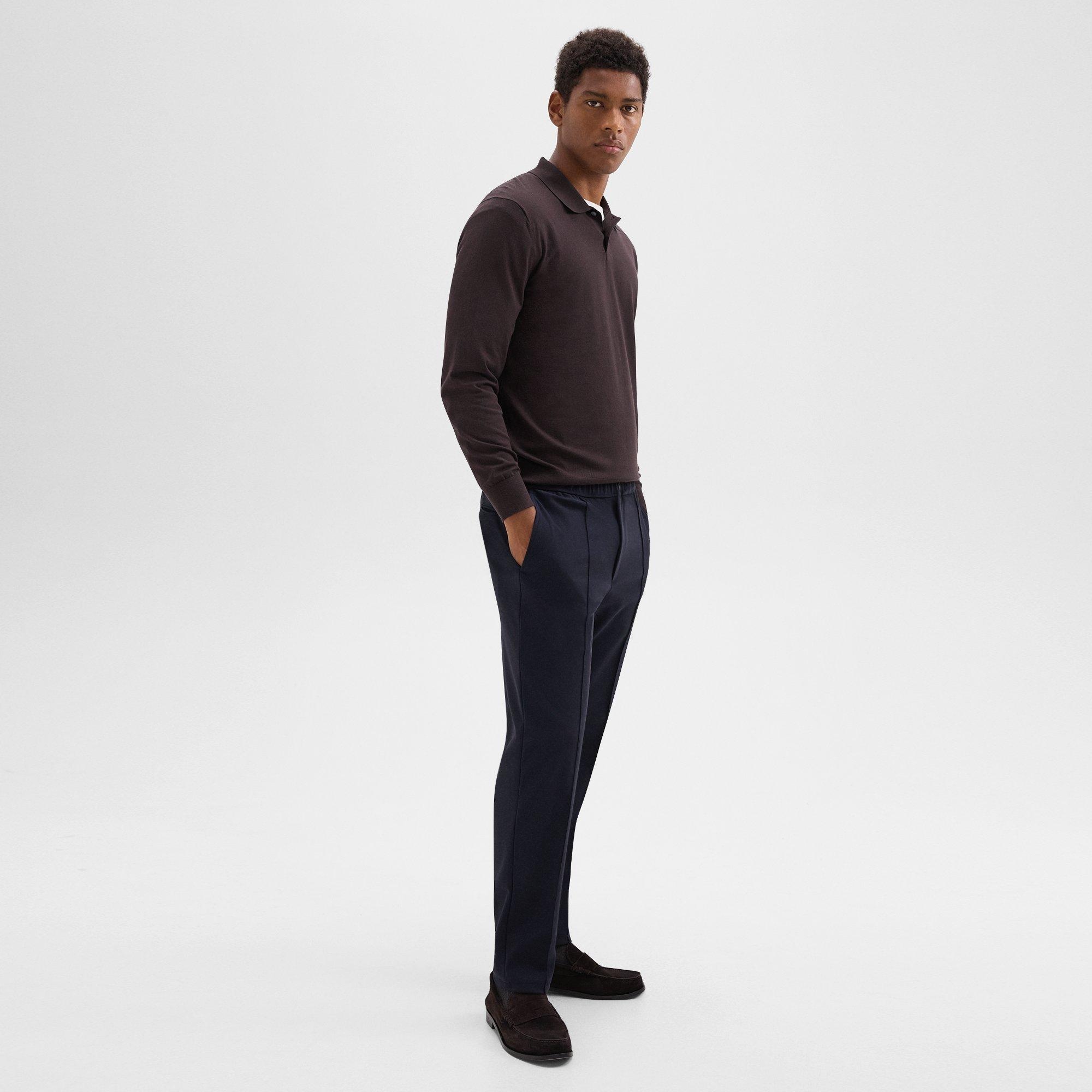 Curtis Drawstring Pant in Precision Ponte - 3