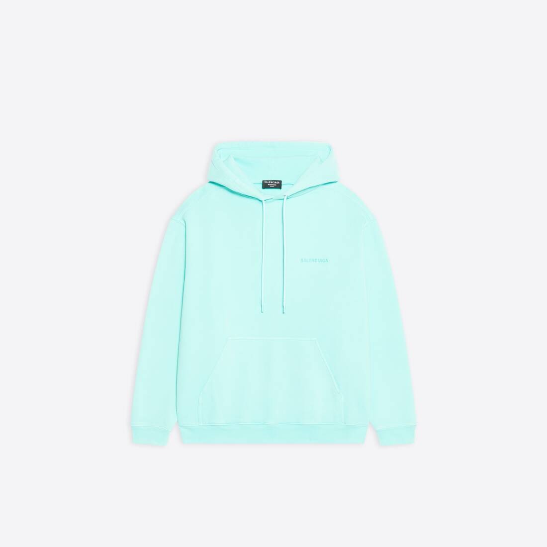 Men's Logo Hoodie Medium Fit in Green - 1