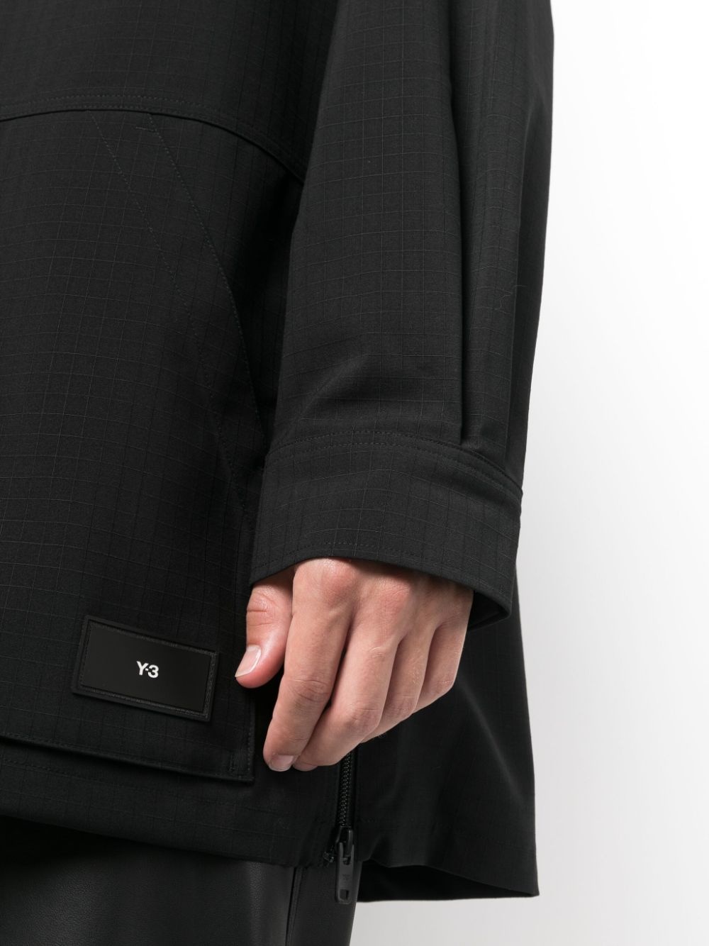 ripstop zip-up overshirt - 5