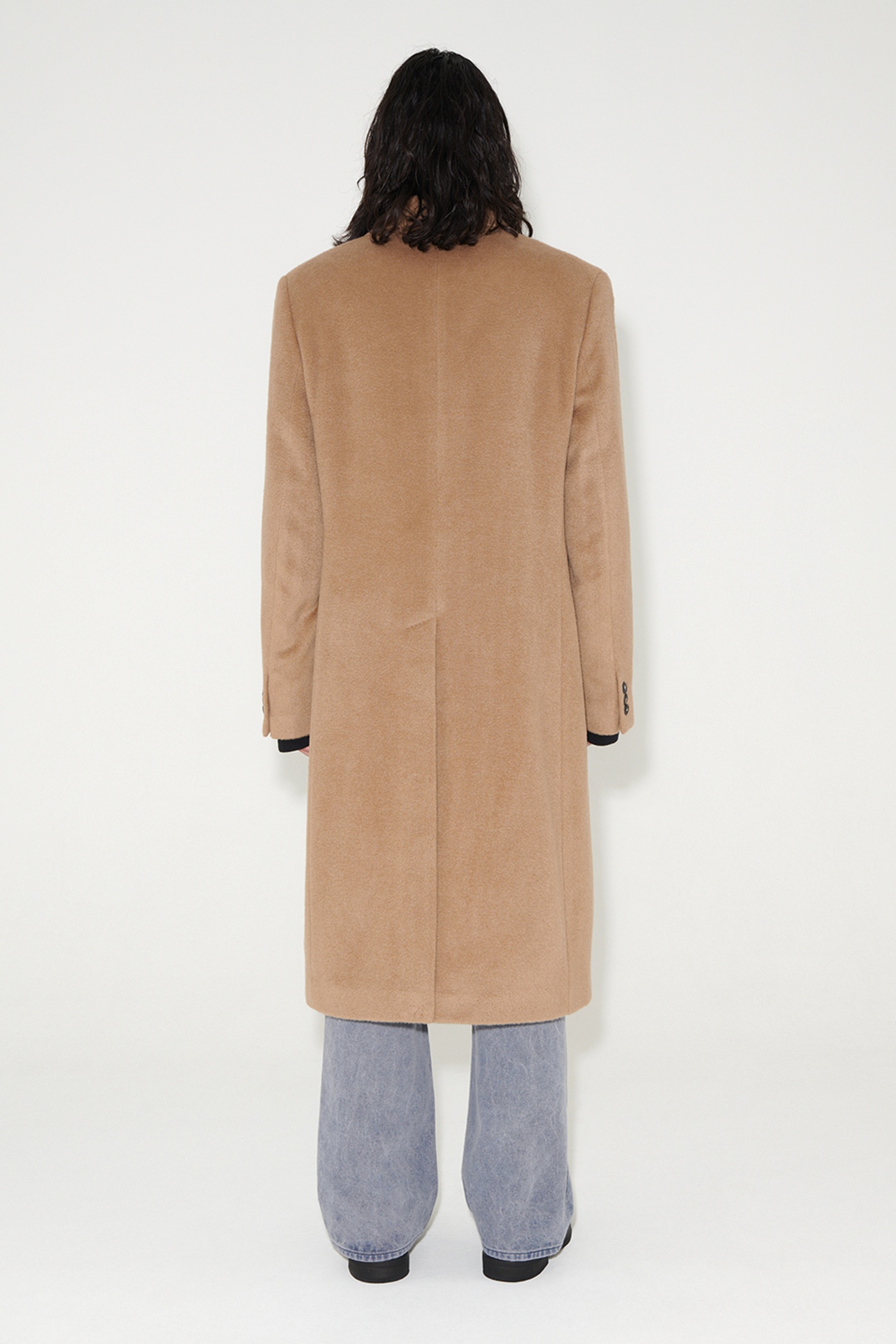 Whale Coat Camel Hairy Wool - 7