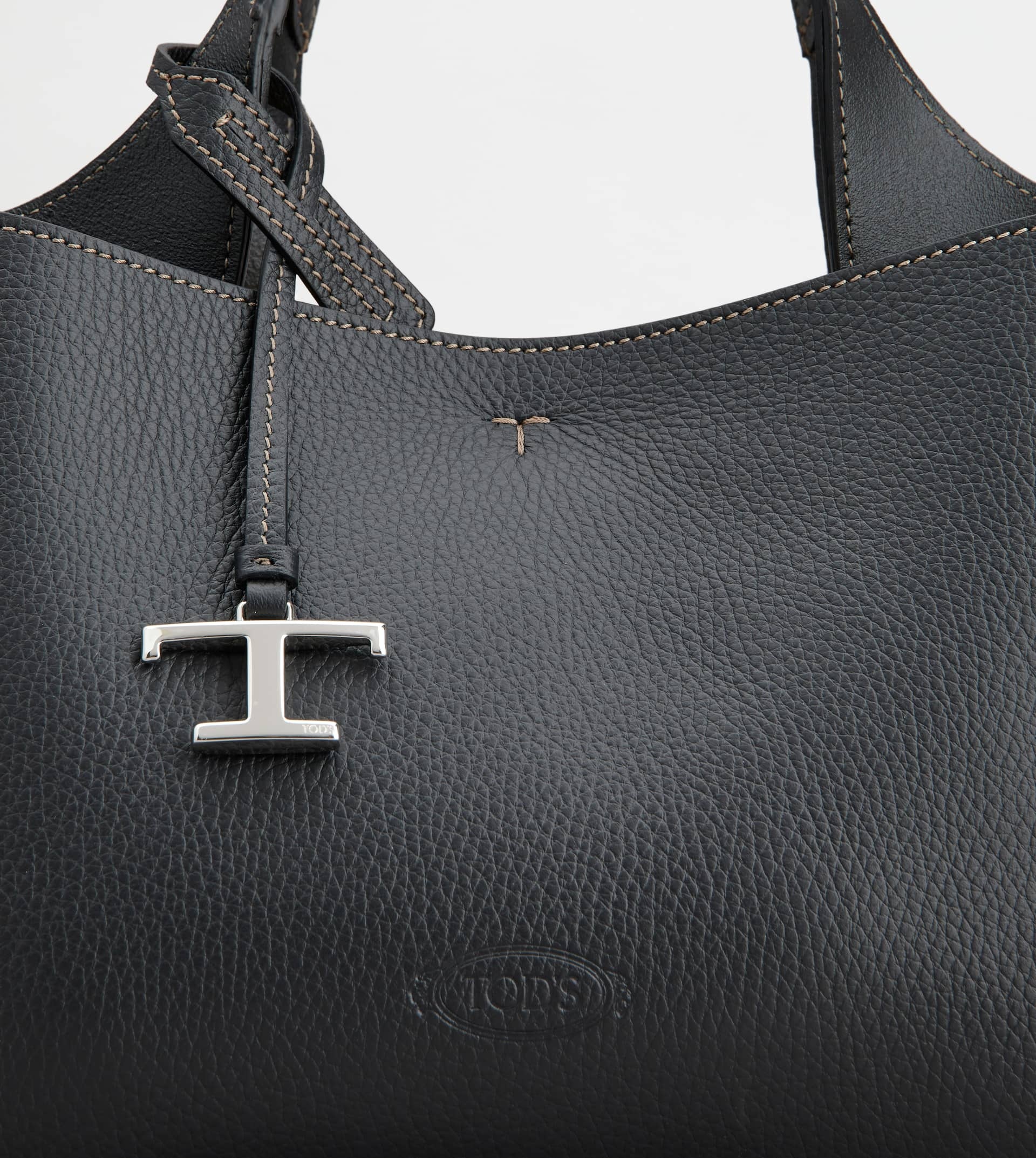 BAG IN LEATHER MINI - BLACK - 4