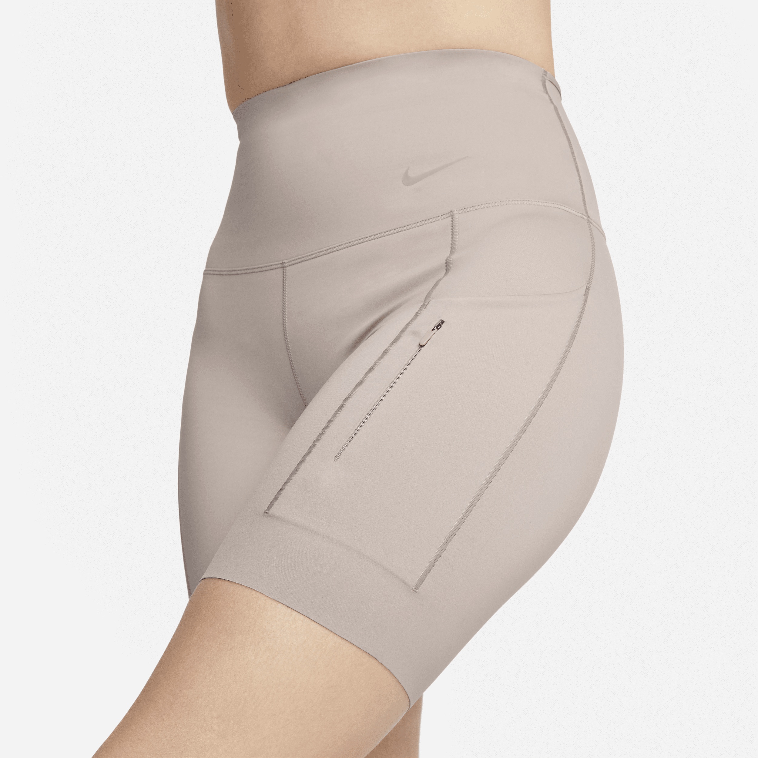 Nike Women's Go Firm-Support High-Waisted 8" Biker Shorts with Pockets - 4