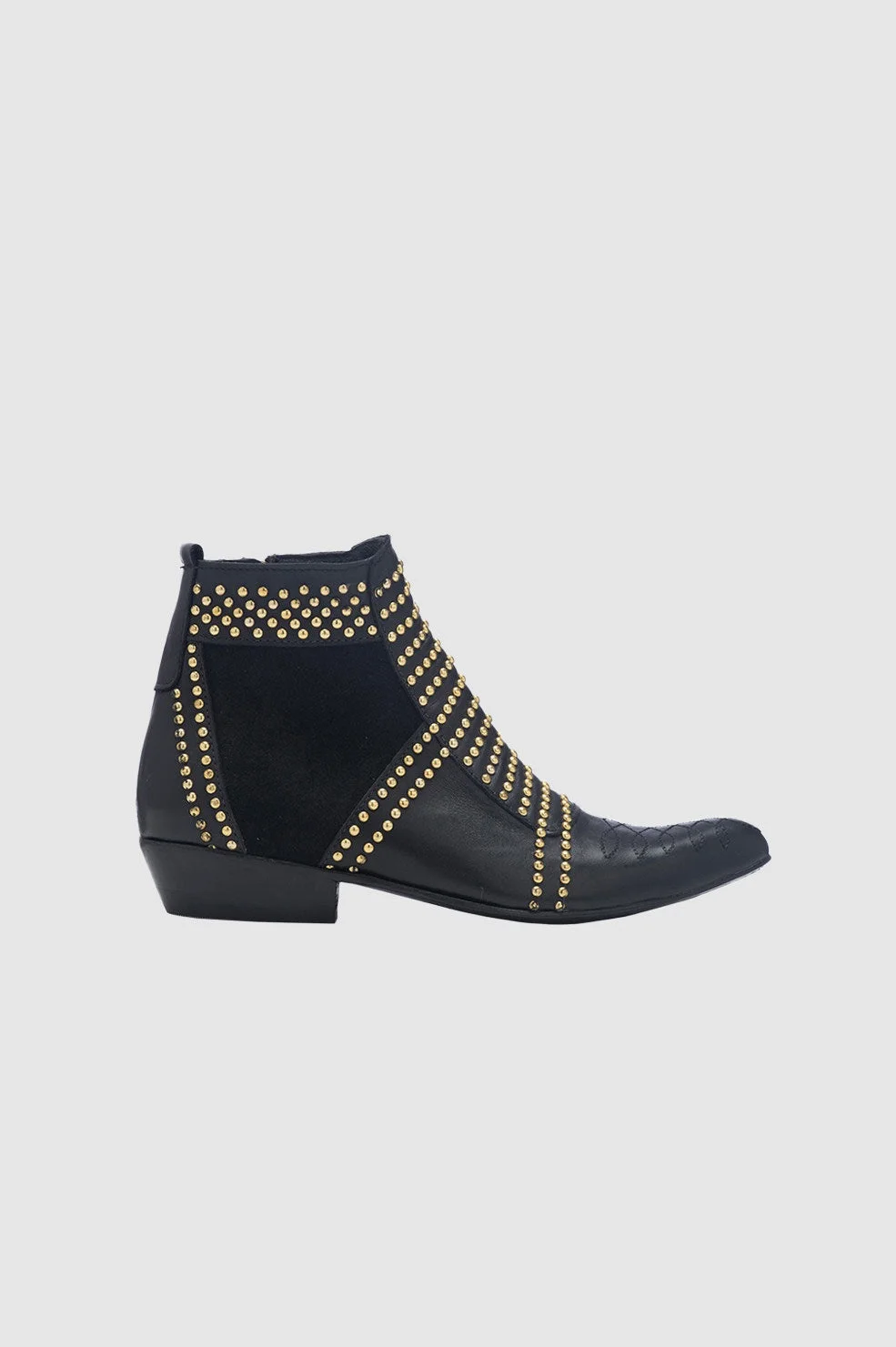 Charlie Boots - Gold Studs - 1