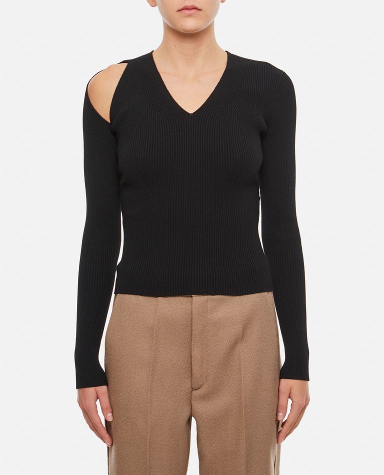 Alexander McQueen WOOL BLEND LONG SLEEVE SHIRT biffi REVERSIBLE