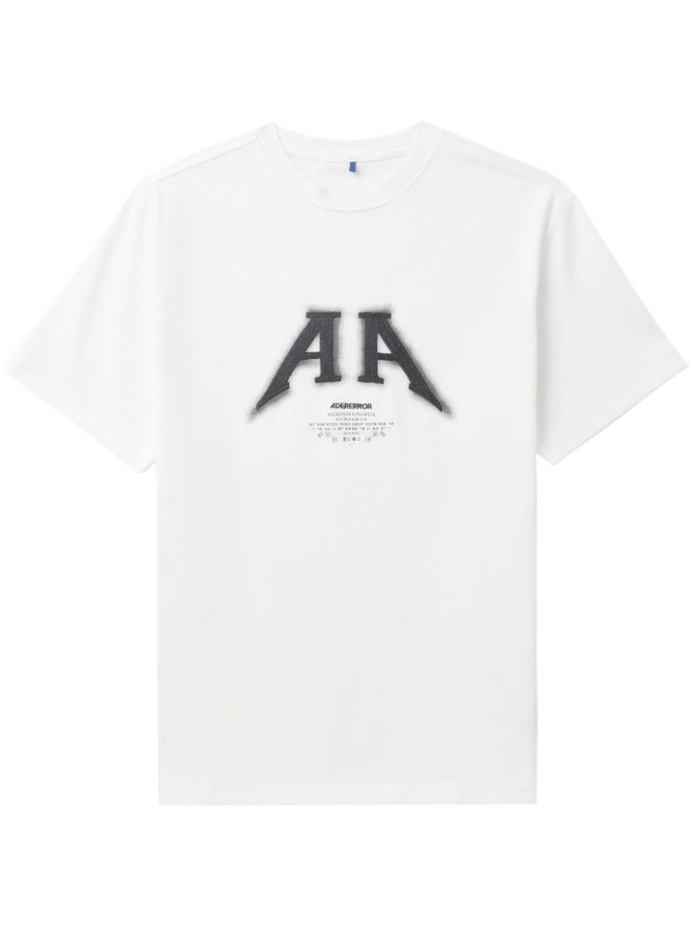 logo-print cotton-blend T-shirt - 1
