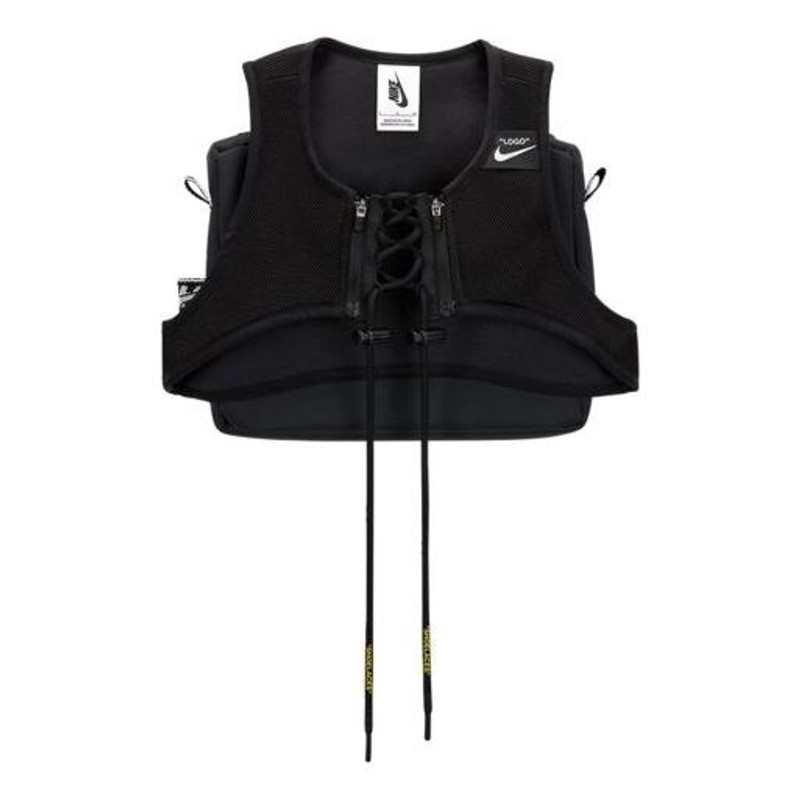 (WMNS) Nike x OFF-WHITE Utility Detachable Backpack Vest Black BV8054-010 - 1
