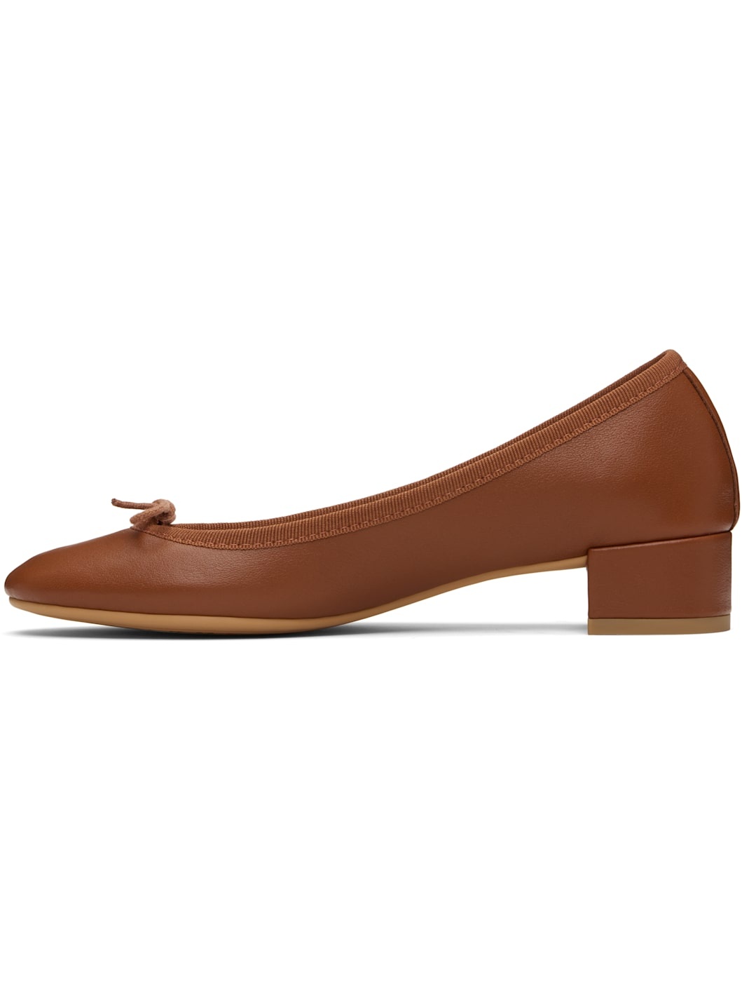 Tan Camille Rubber-Sole Heels - 3