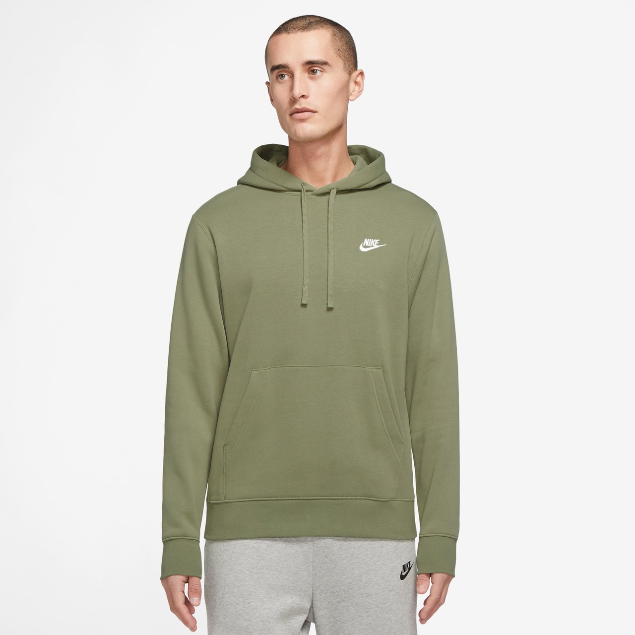 Nike Mens Nike Club Pullover Hoodie - 1