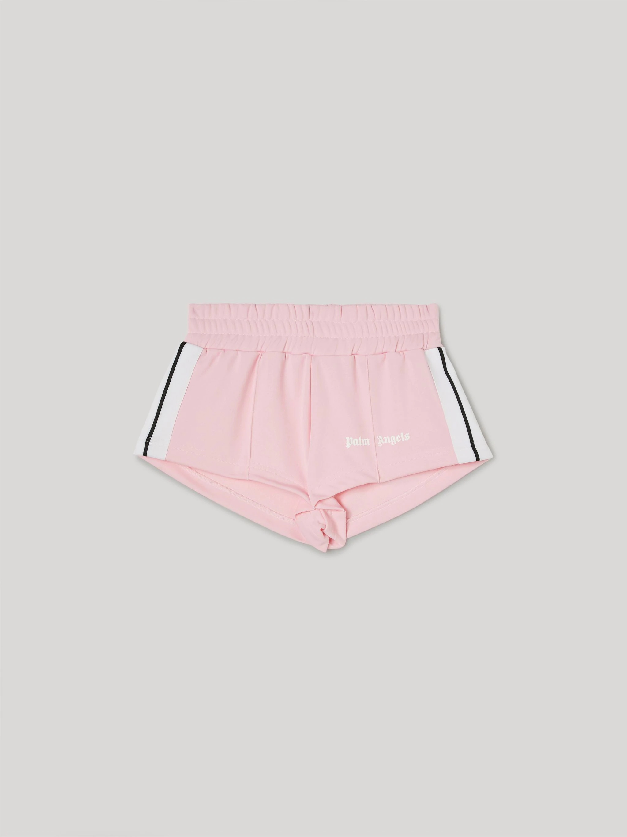 BLOSSOM PINK TRACK MINI SHORTS - 1