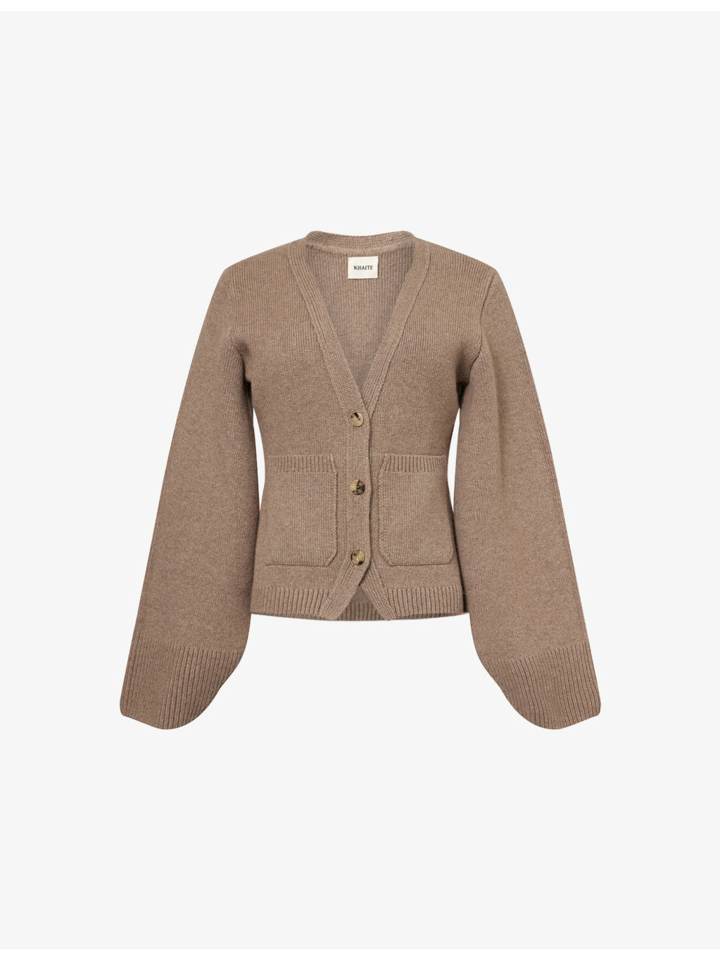 Scarlet V-Neck Cashmere Cardigan - 1