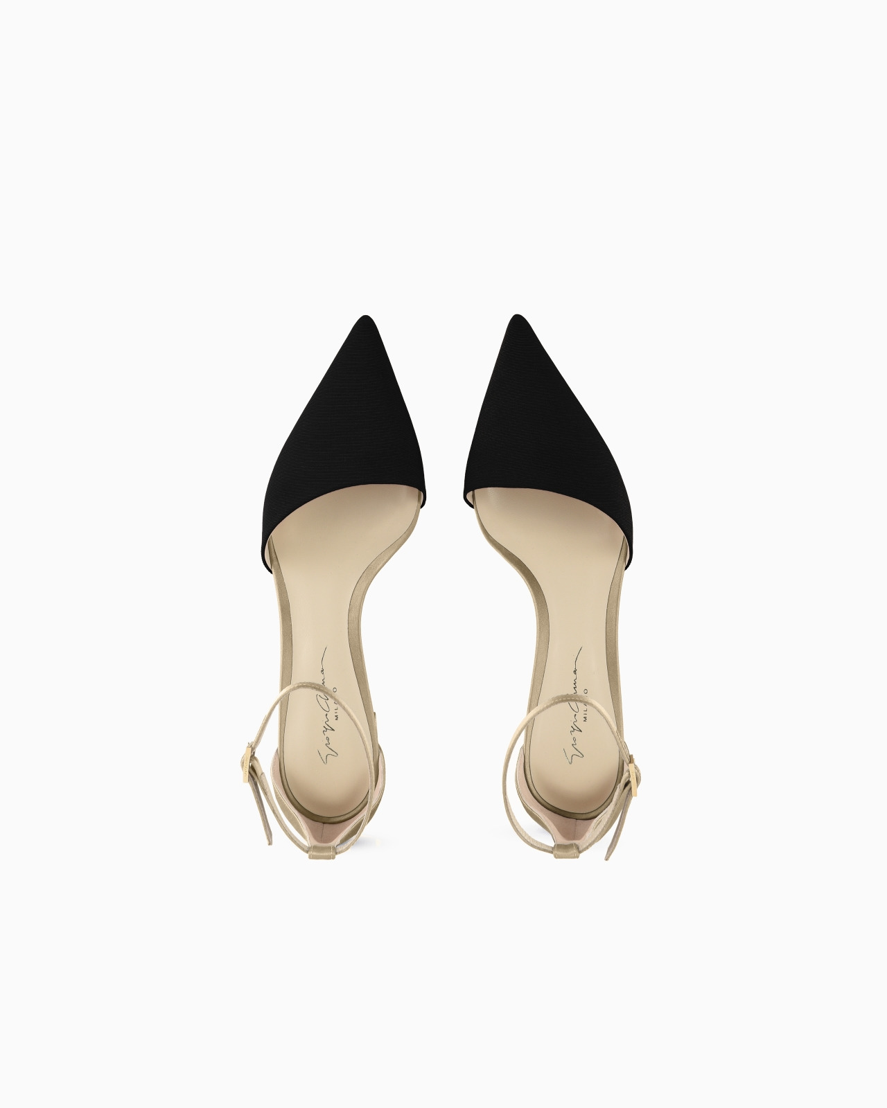 GROSGRAIN AND SATIN D’ORSAY COURT SHOES - 3
