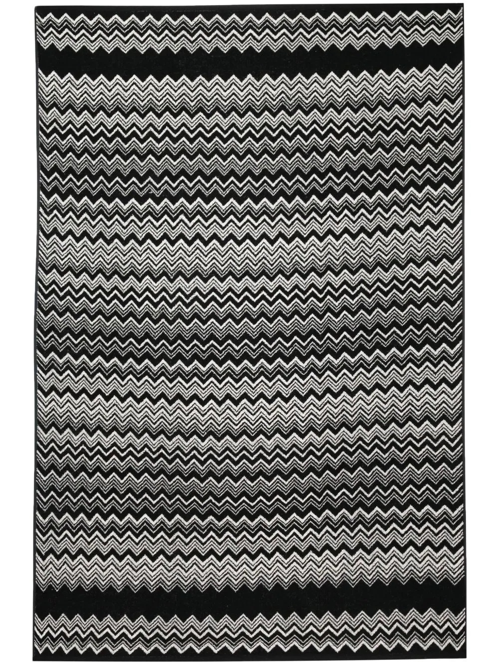 zigzag-pattern beach towel - 2