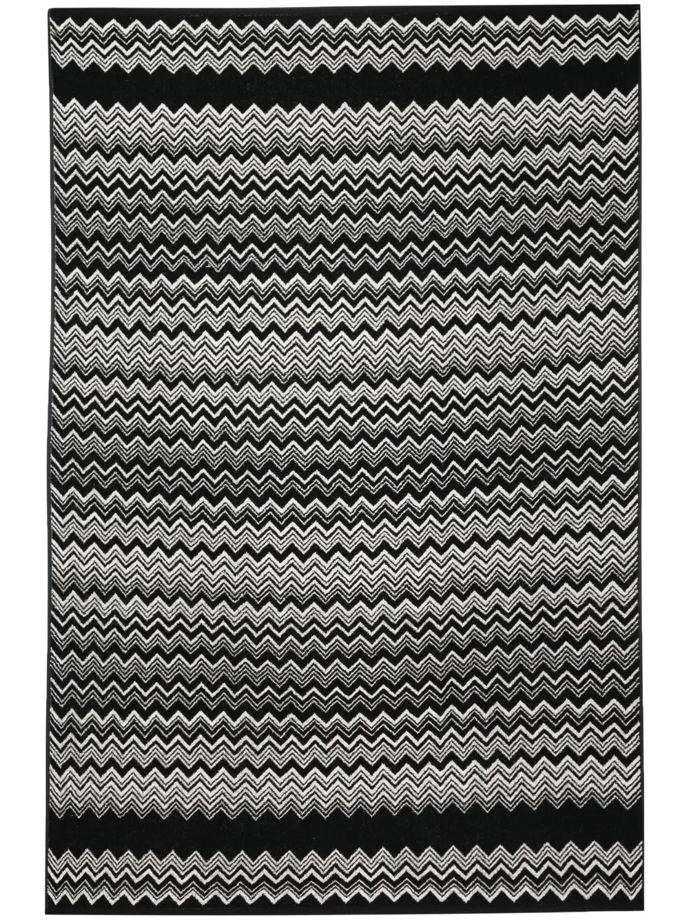 zigzag-pattern beach towel - 3