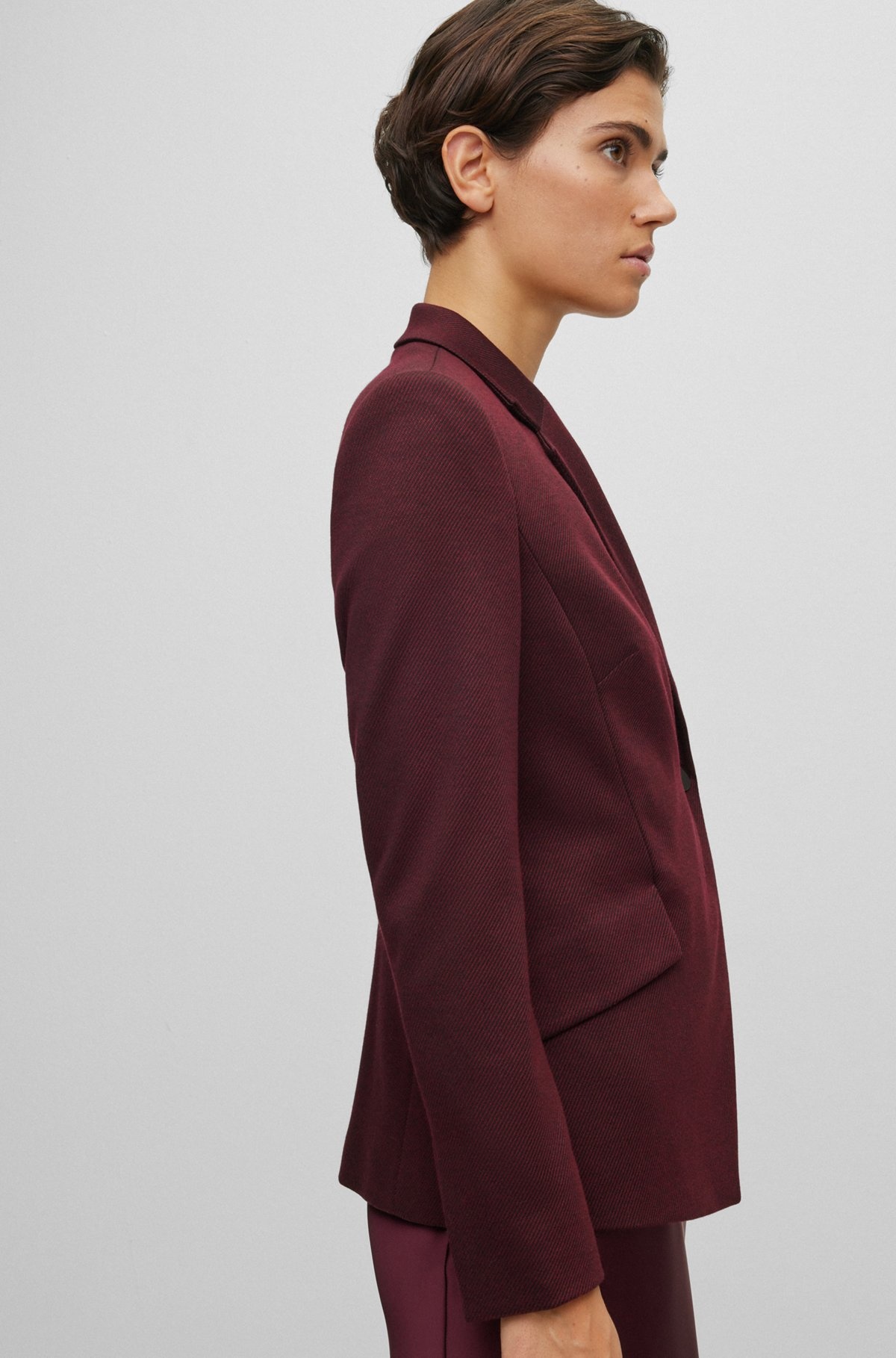 SLIM-FIT JACKET IN HEAVYWEIGHT CORDUROY WITH ASYMMETRICAL BUTTONS - 6