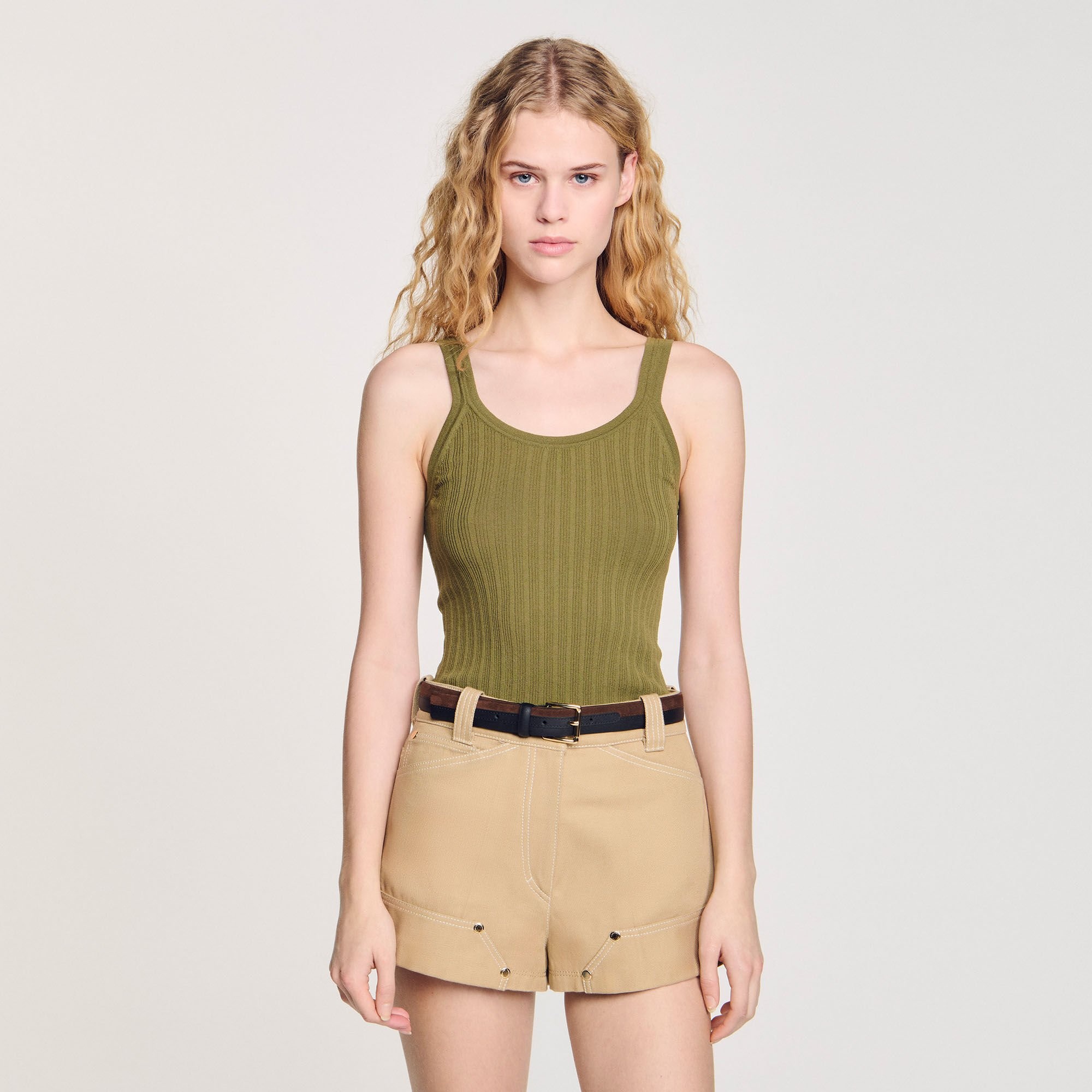 RIBBED VEST TOP - 4