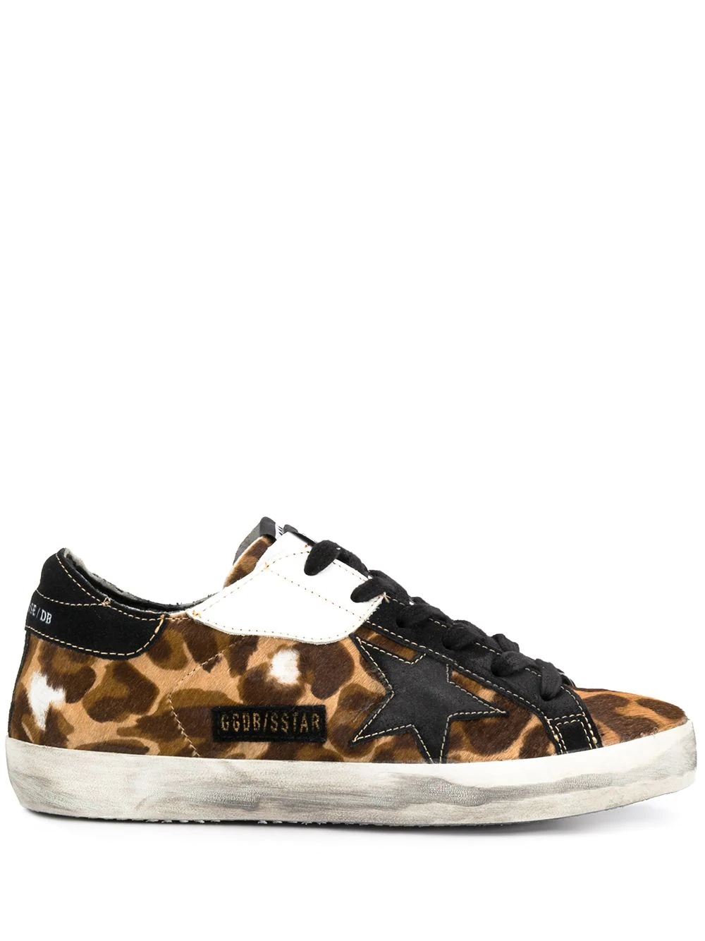 Superstar leopard print sneakers - 1