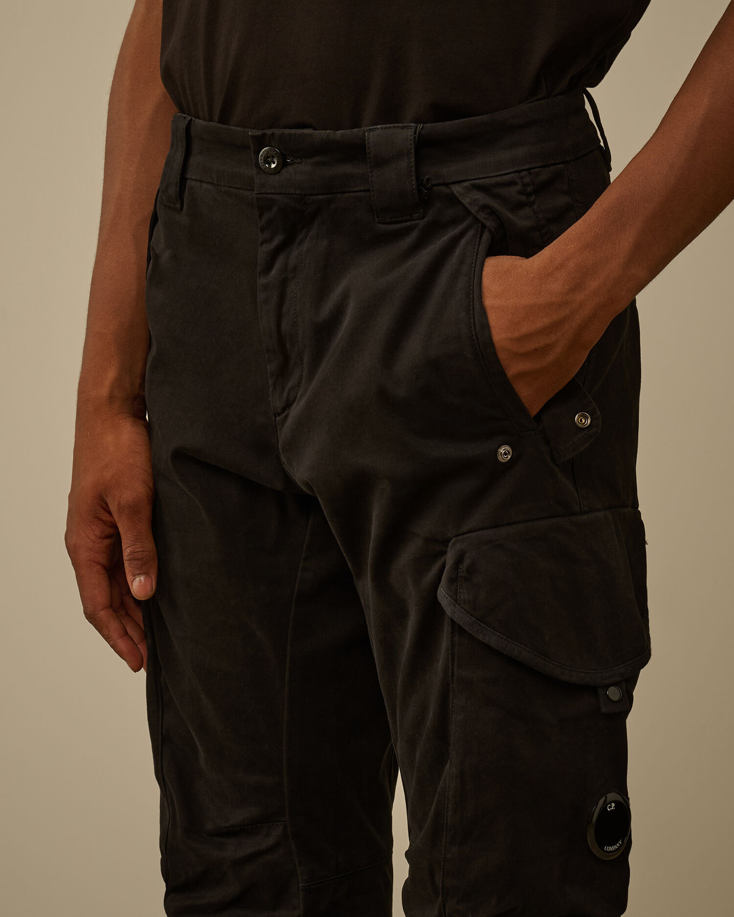 Stretch Sateen Ergonomic Lens Cargo Pants - 5