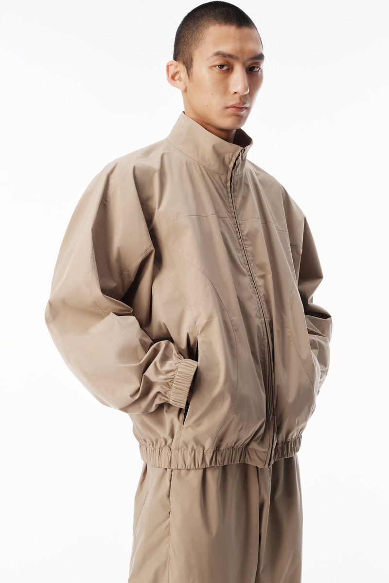 Alexander Wang PERFORATED LOGO TRACK JACKET outlook