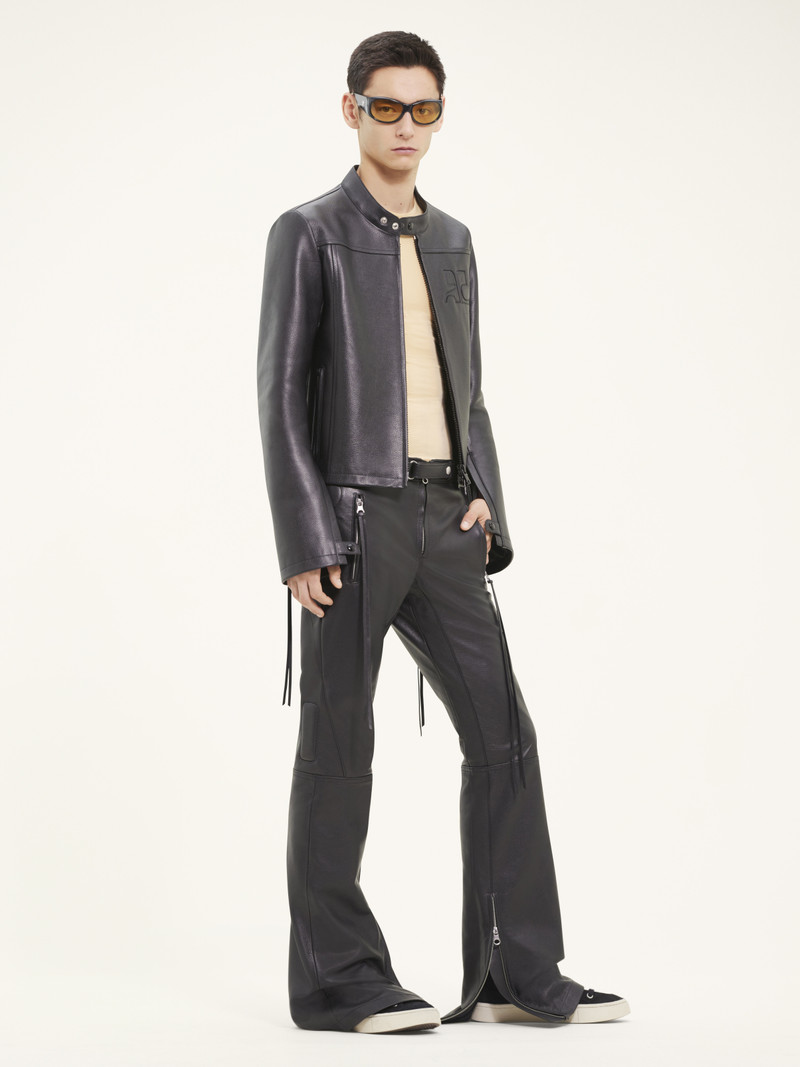 courrèges RACER LEATHER PANTS outlook