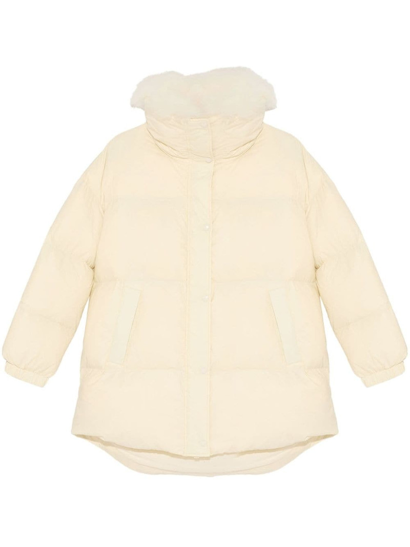 padded-design coat 1