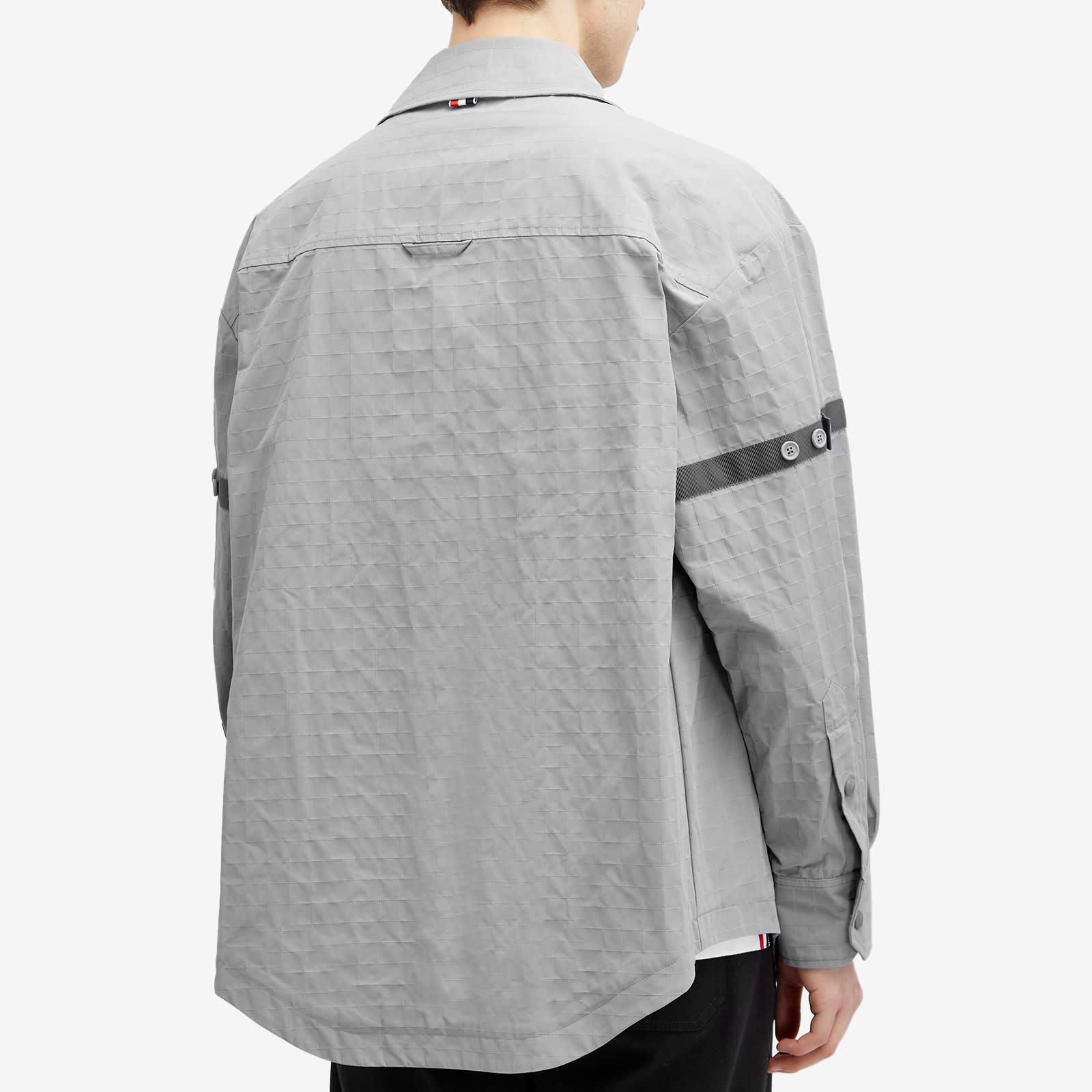 Thom Browne Oversized Tonal Shirt Jacket - 3