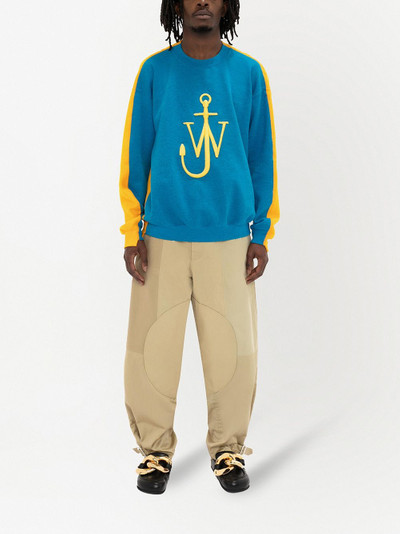 JW Anderson deconstructed fleece back sweatshirt outlook