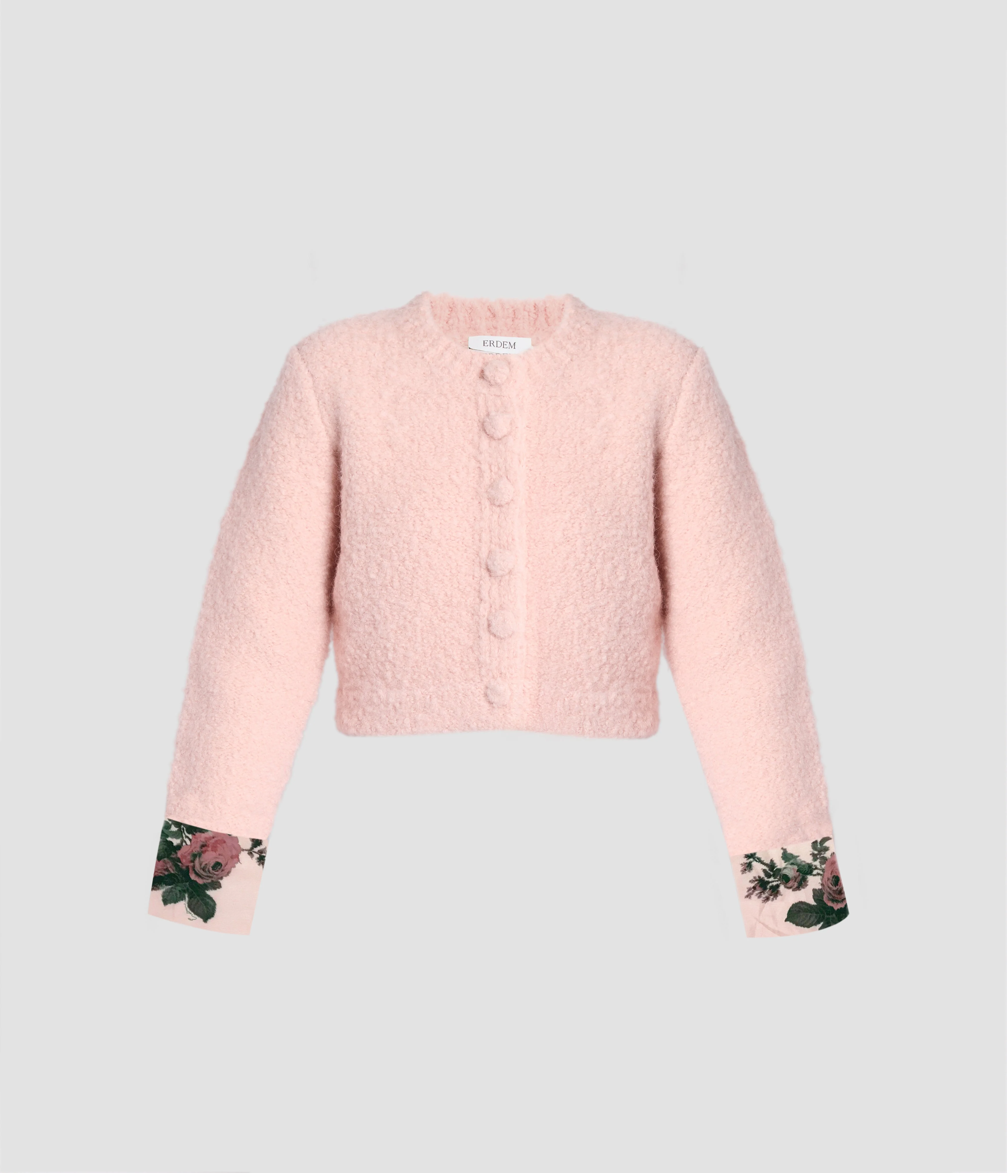 BOUCLE ALPACA CARDIGAN - 1