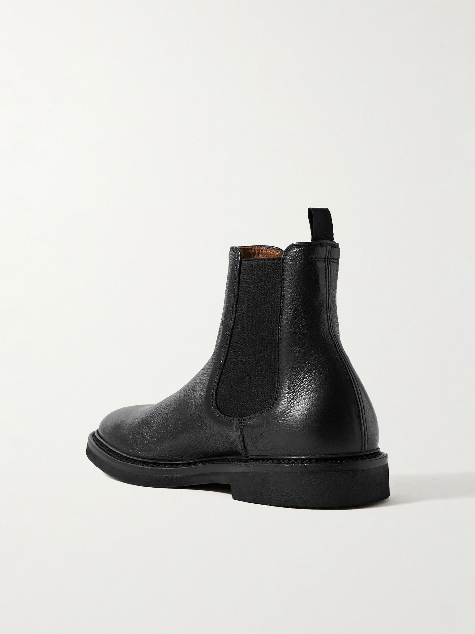 Hopkins Flexi 204 Glossed Deerskin Chelsea Boots Black - 4