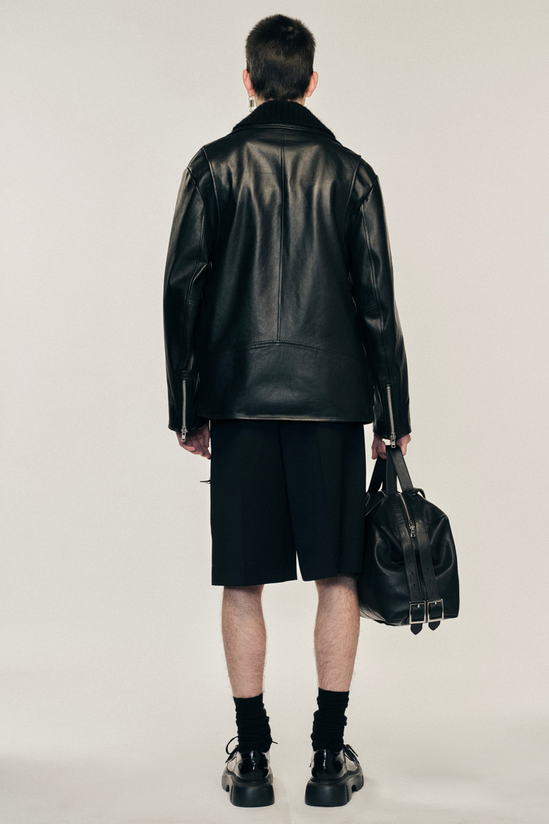 Multi Belt Biker Jacket 3