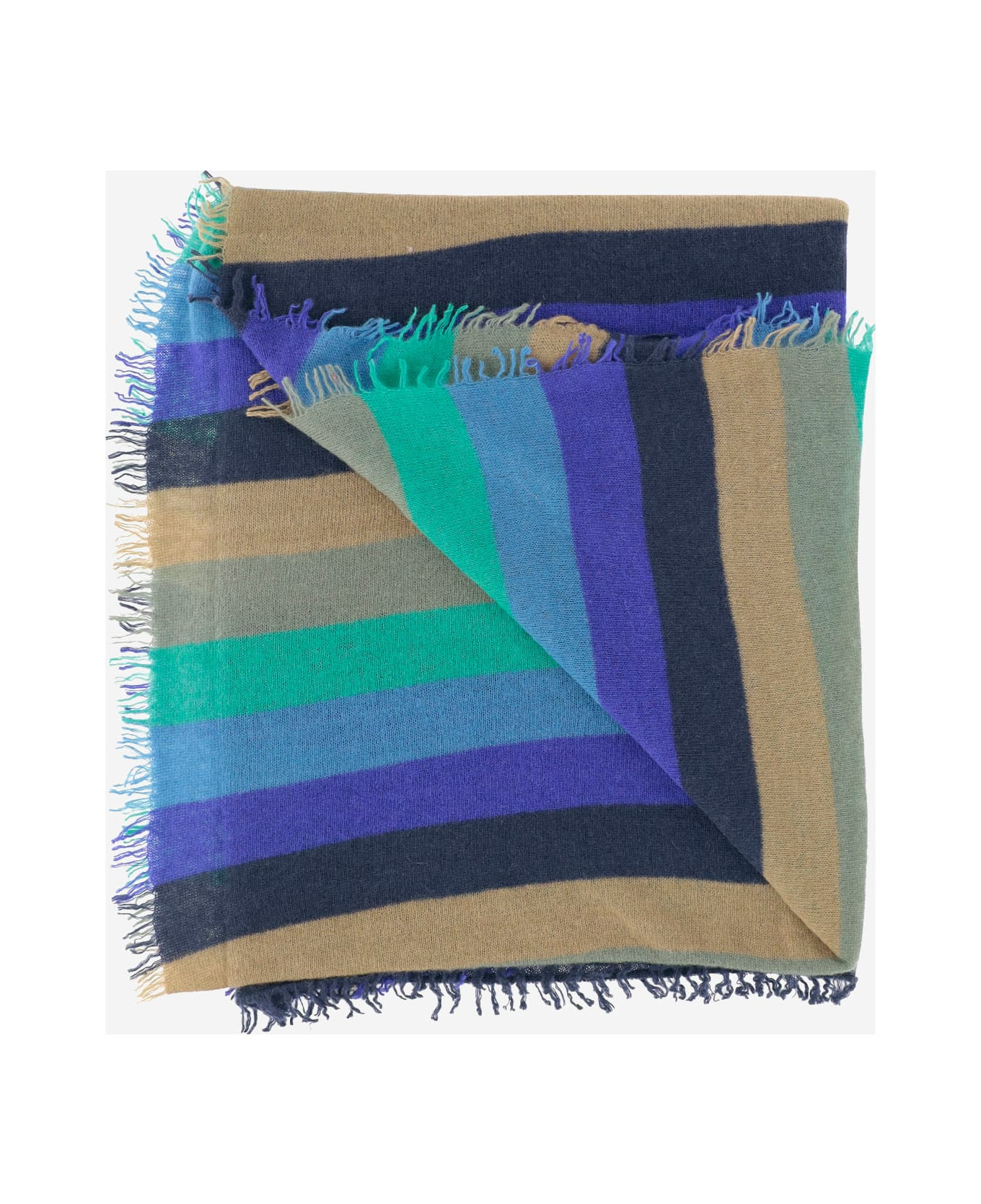 Strippy Cashmere Scarf - 3