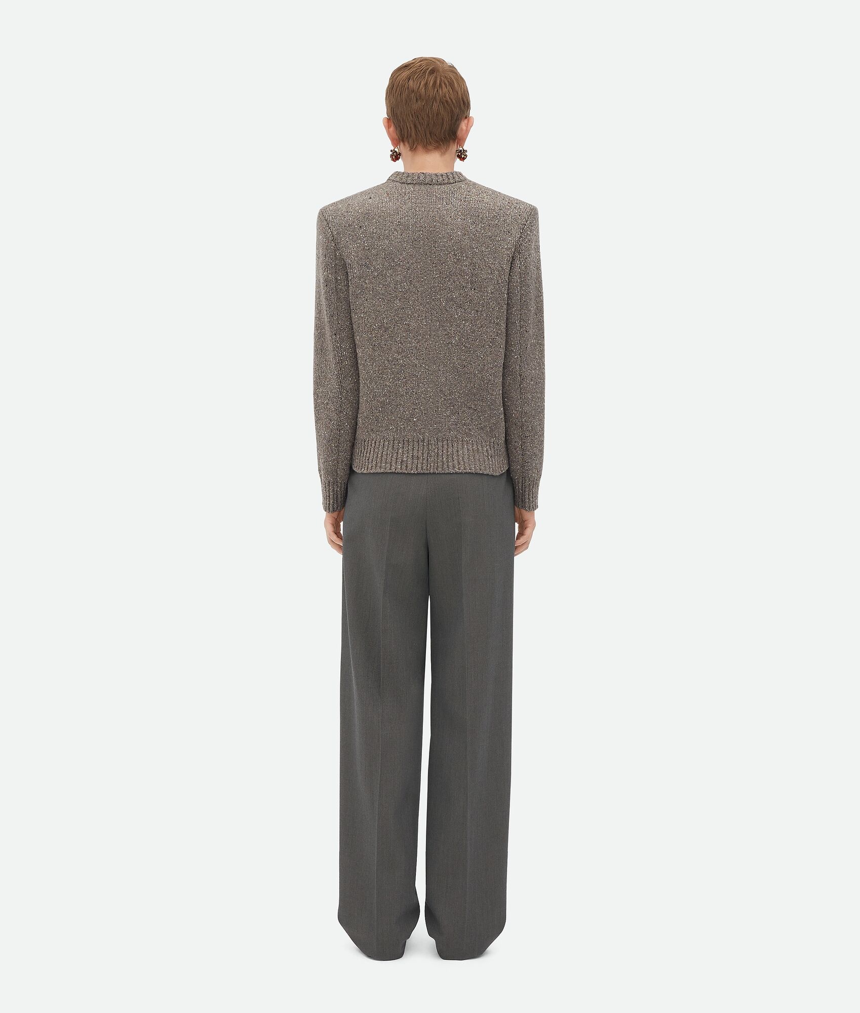 Wool Tailored Jumper - 3