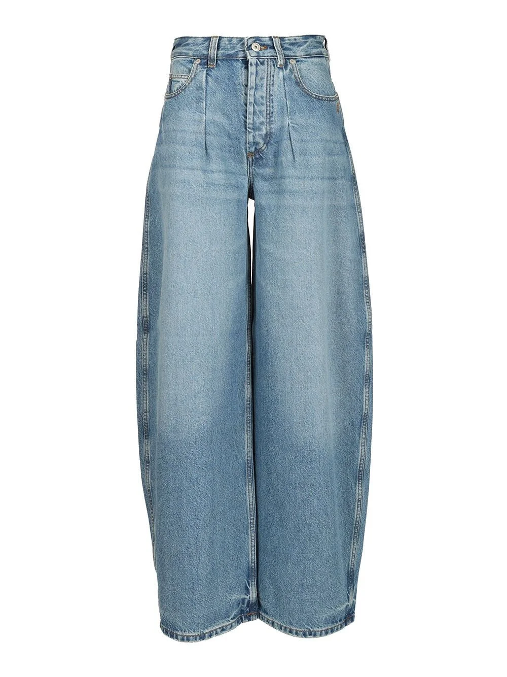 Jacquemus Women "Ovalo" Trousers In De-Nîmes Denim - 1