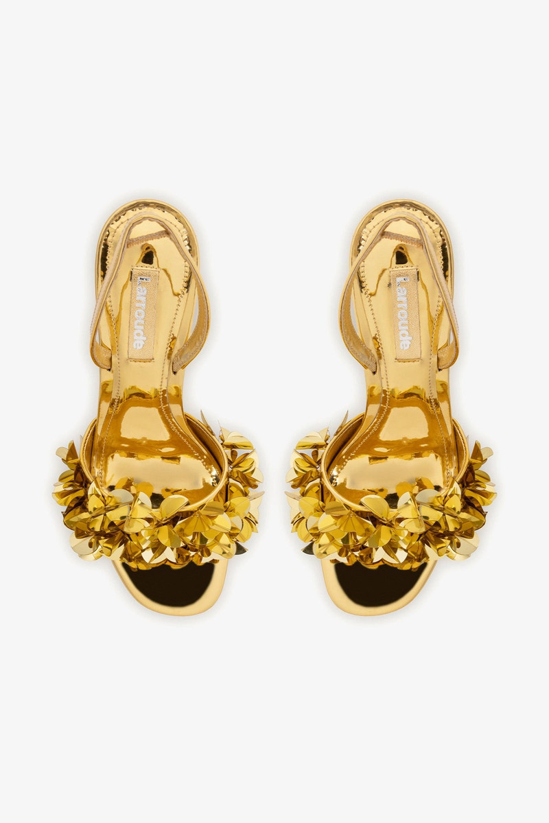 Morgan Sandal In Gold Specchio 7