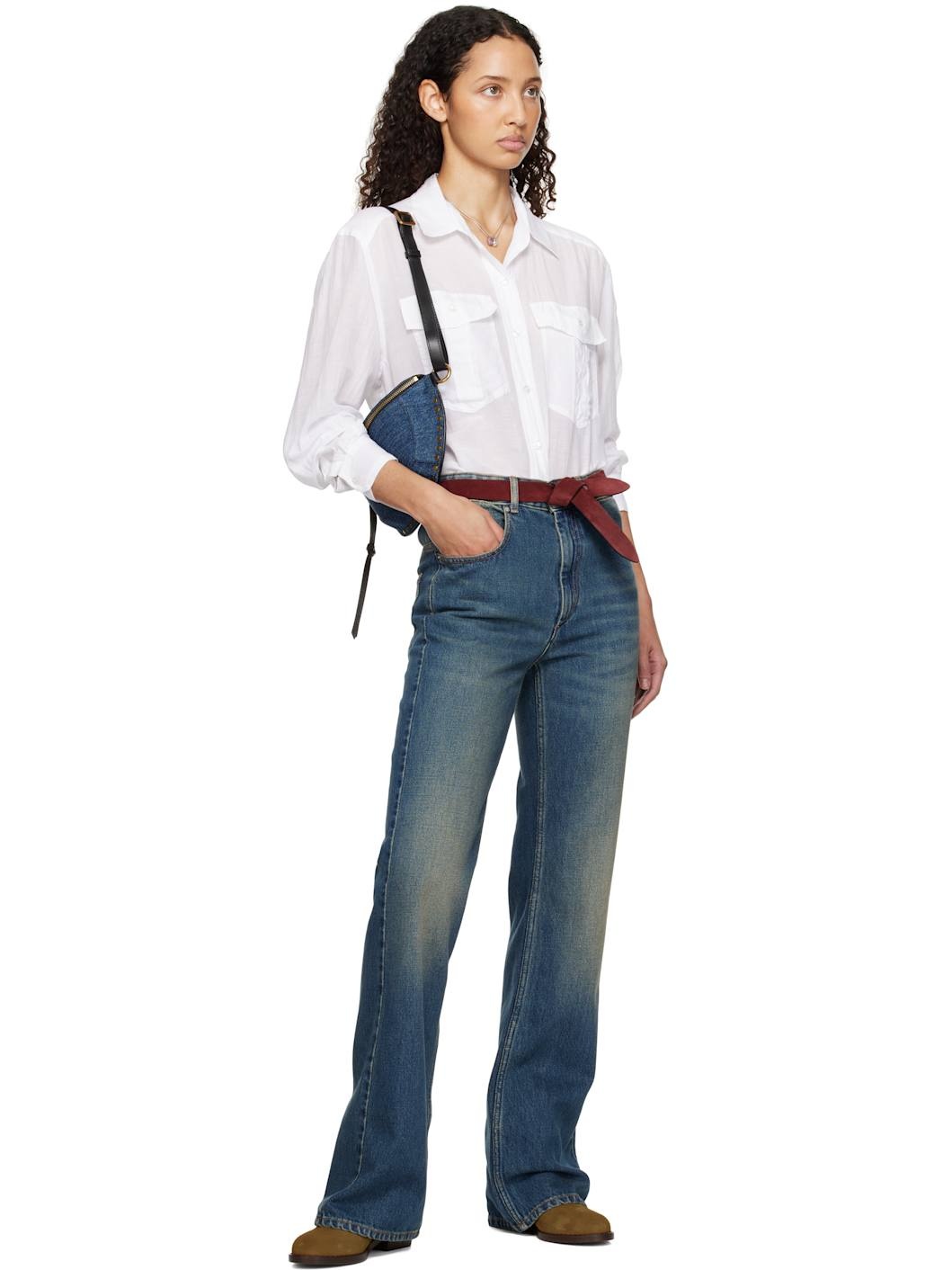Blue Belvira Jeans - 5