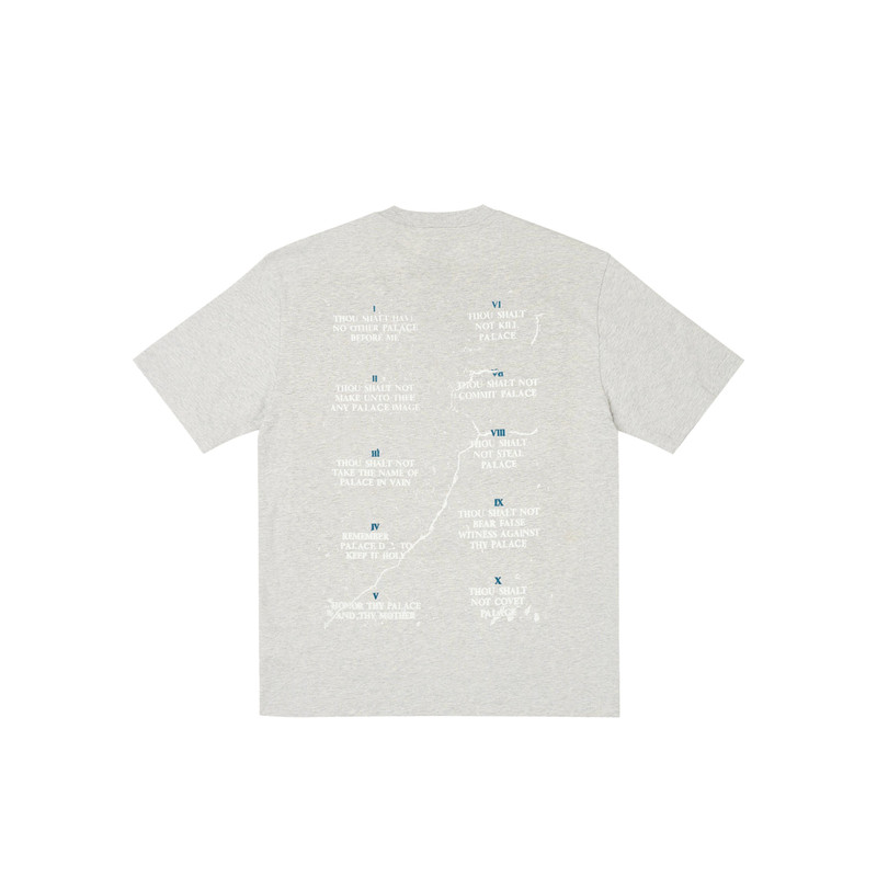 PALACE SAVE THYSELF T-SHIRT GREY MARL outlook