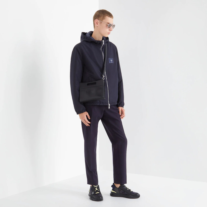 FENDI Black leather shopper outlook