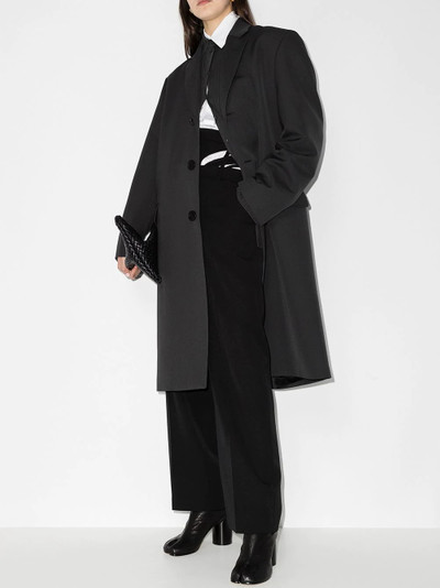 Lemaire notched-lapel single-breasted coat outlook