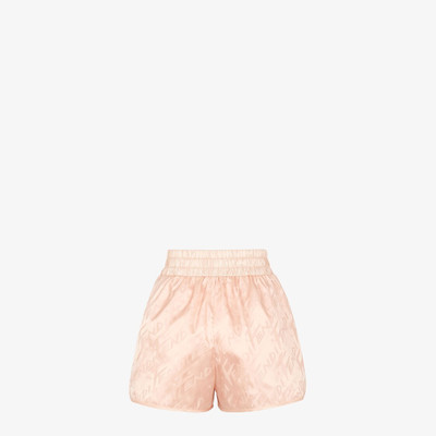 FENDI Pink nylon shorts outlook