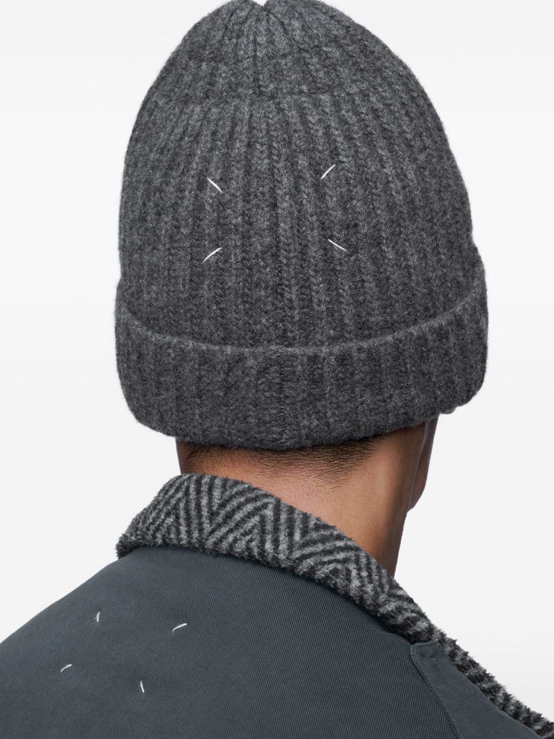 Maison Margiela ribbed stitch cap outlook