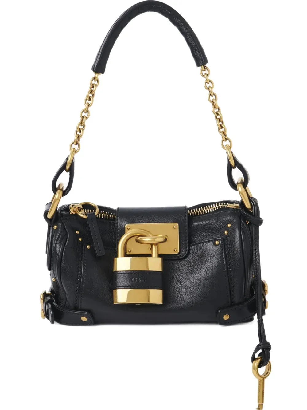 Small Paddington Chain Bag in Black - 1