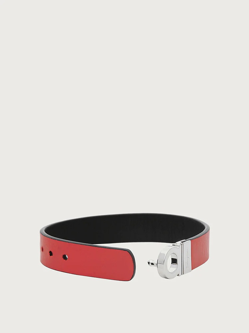 FERRAGAMO DOUBLE FACE GANCINI BRACELET outlook