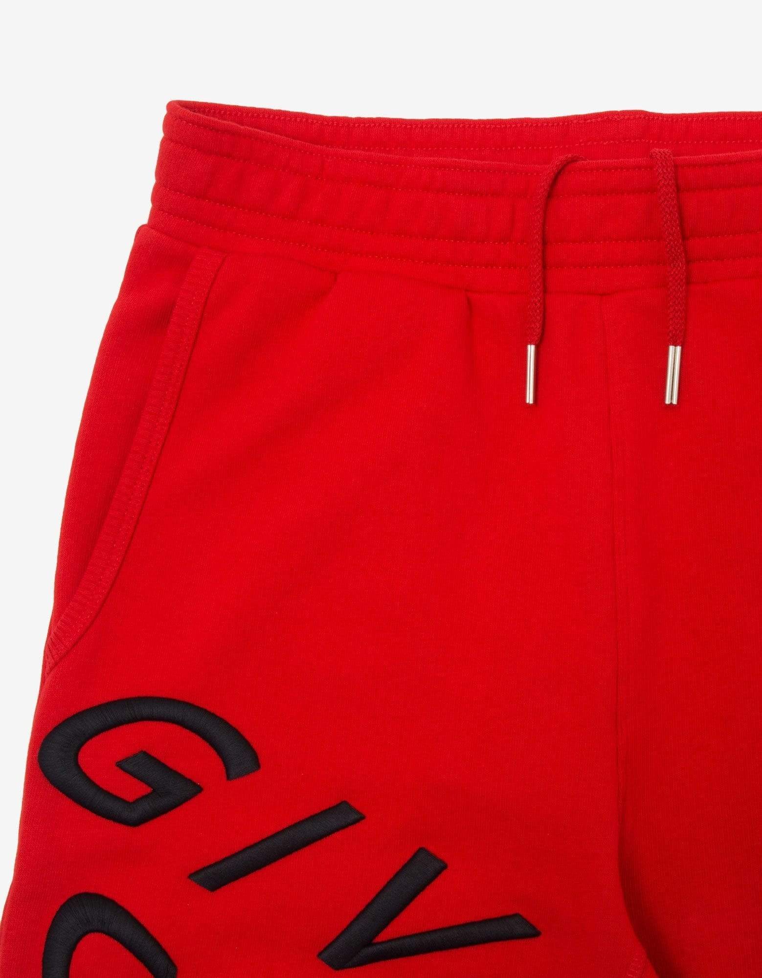 Givenchy Red Refracted Logo Sweat Pants - 3