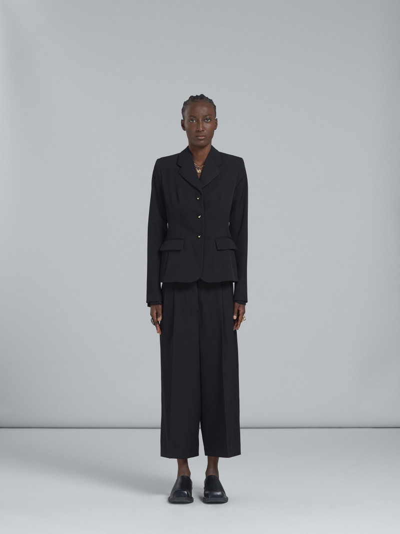 Marni BLACK FITTED BLAZER outlook