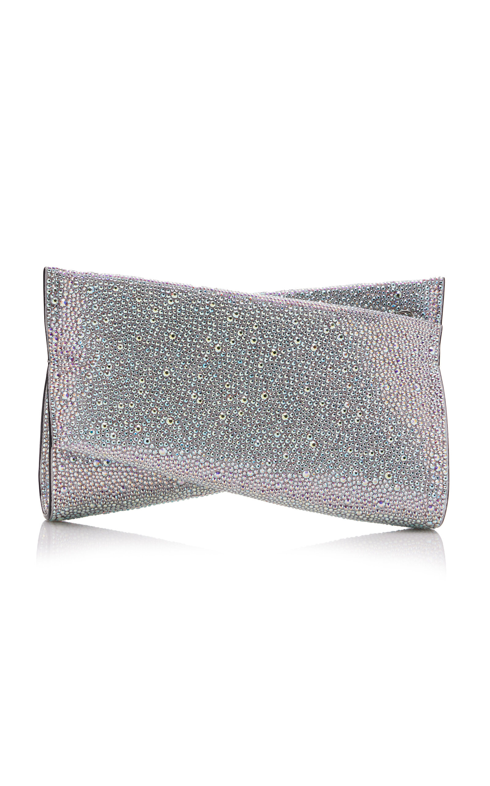 Loubitwist Small Crystal Clutch silver - 5